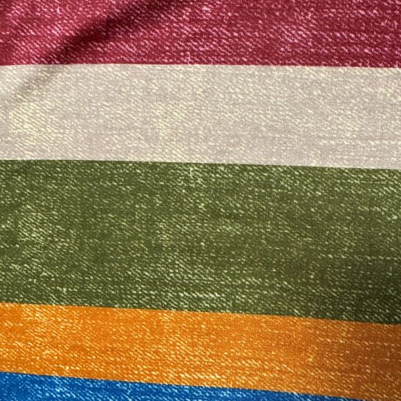 Striped Tank Dress Women's L Trendy Casual Loose Sleeveless V Neck Sundress - Picture 5 of 8